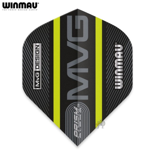 画像1: フライト Winmau ウィンマウ 2022 プリズム アルファ Prism Alpha MvG Extra Thick (1)