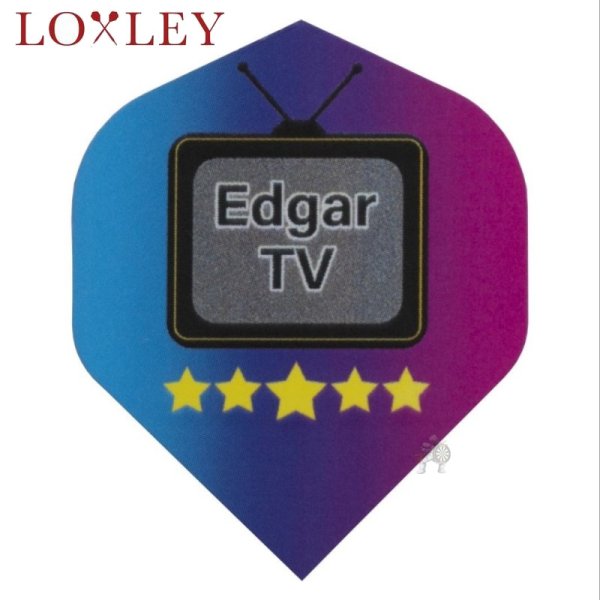 画像1: フライト LOXLEY ロクスリー Matthew Edgar Dart Flights - No2 - Std - Edgar TV (1)