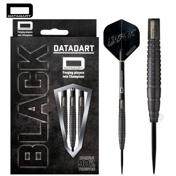 画像1: ハードダーツ datadart データダート ブラック Black Darts - Titanium Matt - Straight - S2 (1)