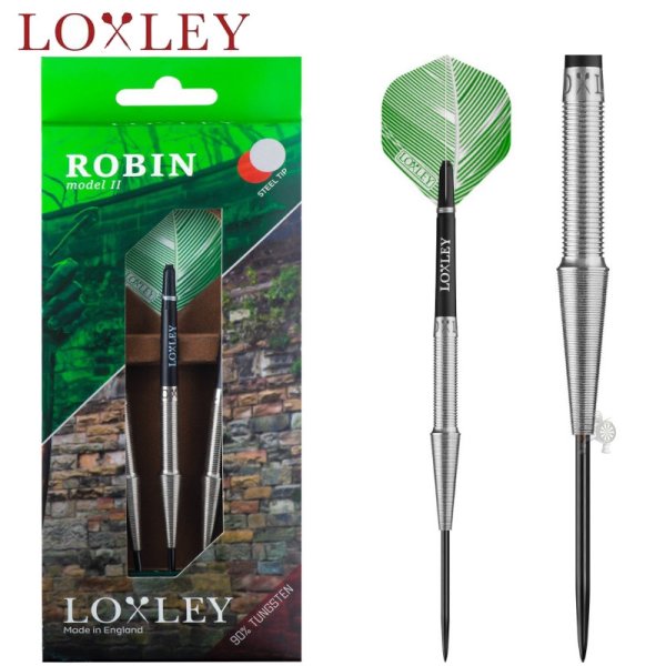画像1: ☆特価☆ ハードダーツ Loxley ロクスリー ロビン モデル2 マイクログリップ Robin Model II Darts - Micro Grip (1)
