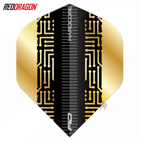 画像1: フライト RedDragon レッドドラゴン ハードコア プレミアム ゴールド＆ブラック メイズ Hardcore Premium Gold & Black Maze (1)