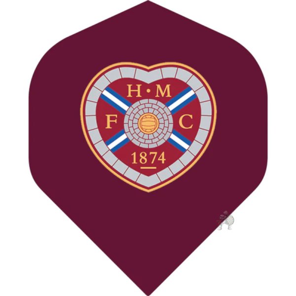 画像1: Heart of Midlothian FC Official Licensed Hearts ハート・オブ・ミドロシアンFC ハーツ 公式ライセンス - F1 - Crest (1)