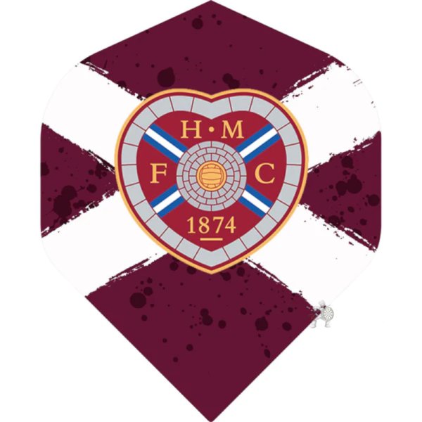 画像1: Heart of Midlothian FC Official Licensed Hearts ハート・オブ・ミドロシアンFC ハーツ 公式ライセンス - F2 - Saltire Crest (1)