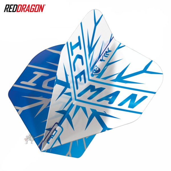 画像1: フライト RedDragon 2024 レッドドラゴン ガーウィン プライス ブルー&ホワイト Yin Yang   (1)