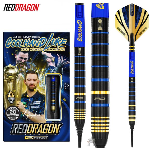 画像1: ※特価※ ソフトダーツ RedDragon  ルークハンフリーズ TX4 アベンジャー Luke Humphries Avenger (1)