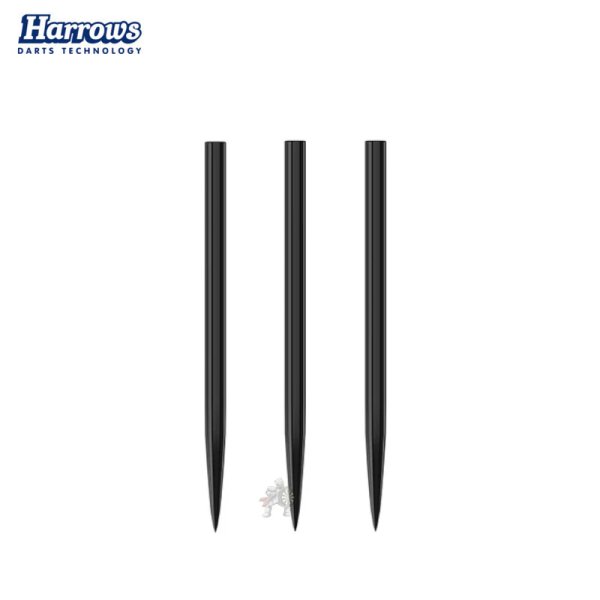 画像1: スティールティップ Harrows ハローズ ブラック スティールティップ ポイント (1)