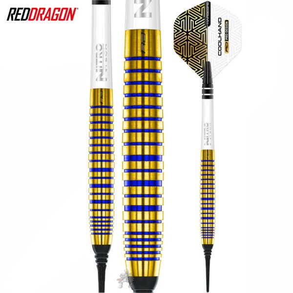 画像1: ※特価※ ソフトダーツ RedDragon ルークハンフリーズ TX3 Gold SE ゴールド Luke Humphries (1)