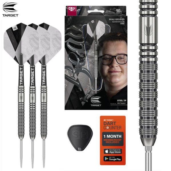 画像1: ハードダーツ Target ターゲット ボウ グリーヴス Beau Greaves G1 SP タングステン90% スイスポイント (1)