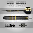 画像3: NEW ハードダーツ RedDragon  50 Year リミテッド エディション ルークハンフリーズ Luke Humphries プレイヤー ボックス 22g (3)