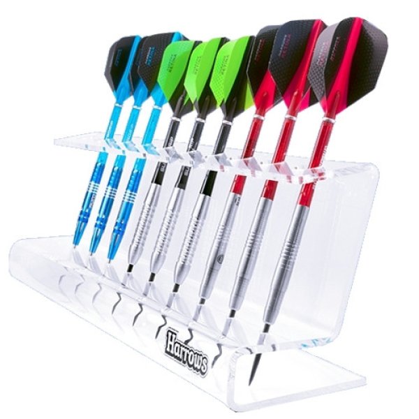 特価 宅急便サイズ Harrows ハローズ ディスプレイ ダーツ スタンド 12本立て Display Darts Stand ダーツショップ  Aiming Zept