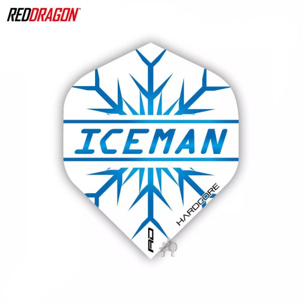 画像1: フライト スタンダード Red Dragon ガーウィンプライス Gerwyn Price Iceman 100ミクロン (1)