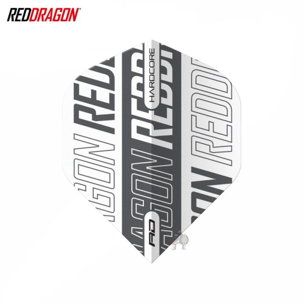 画像1: フライト RedDragon レッドドラゴン 2021  ハードコア XT ホワイト＆グレープリント (1)