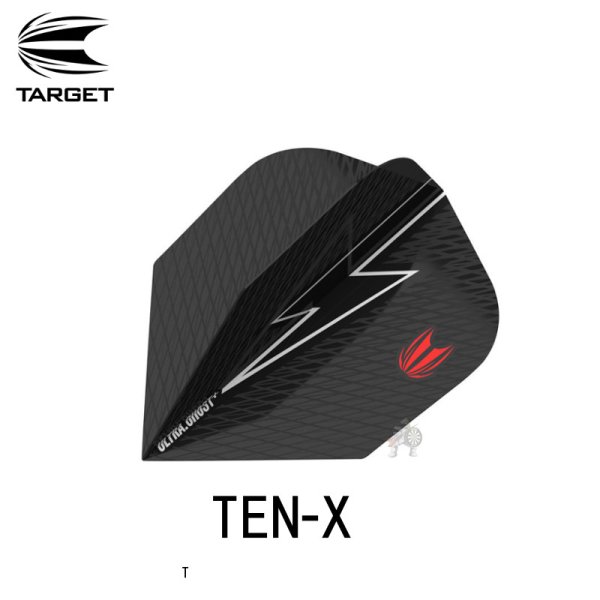 画像1: 特価 フライト Target ターゲット TEN-X パワー ウルトラ ゴースト プラス レッド G5 (1)