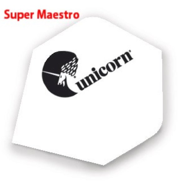 画像1: フライト スタンダード PLUS Unicorn ユニコーン Super Maestro スーパーマエストロ 125ミクロン　スタンダード　ホワイト (1)