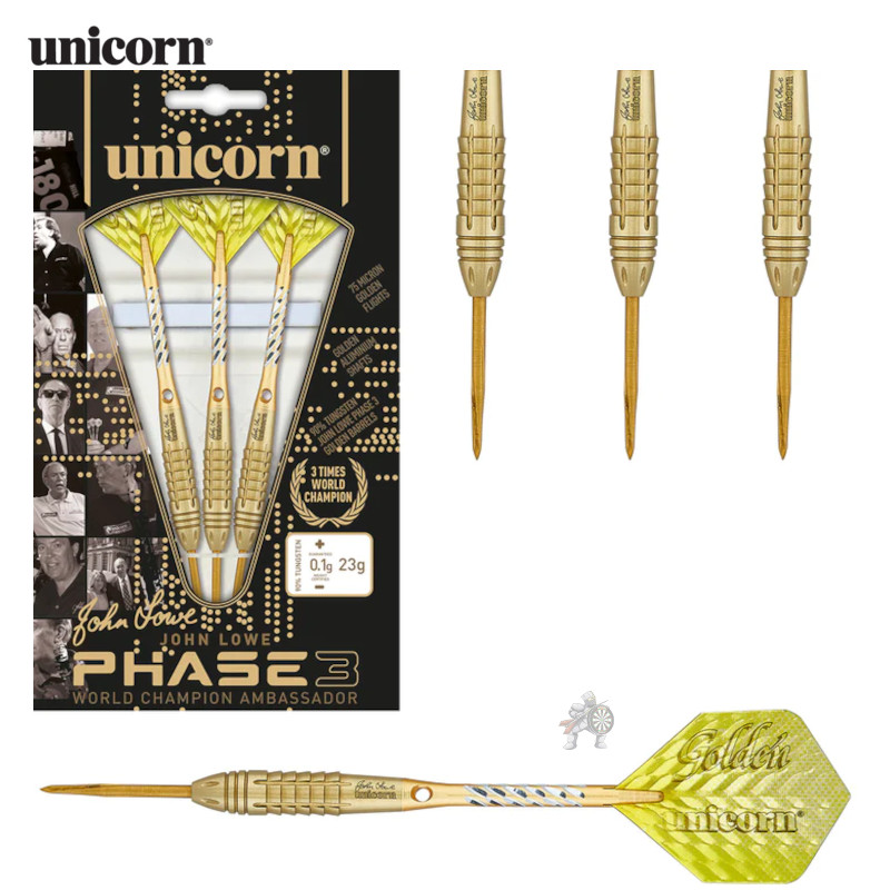 ハードダーツ Unicorn ユニコーン JOHN LOWE PHASE3 WORLD CHAMPION 